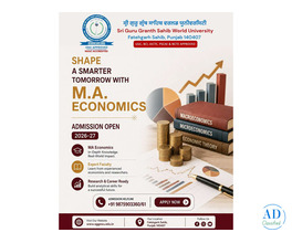 Best masters degree in economics in Punjab - SGGSWU Fatehgarh Sahib
