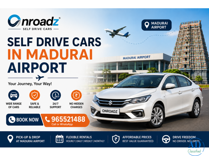 Best Self Drive Cars in Madurai Airport | Onroadz