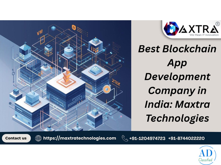 Blockchain App Development Services for Startups & Enterprises | Maxtra Technologies