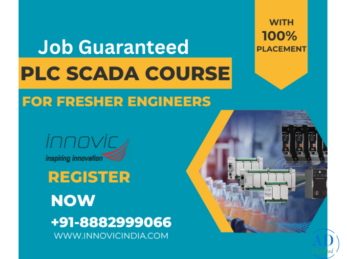 Job Guaranteed PLC SCADA Course in Delhi NCR.