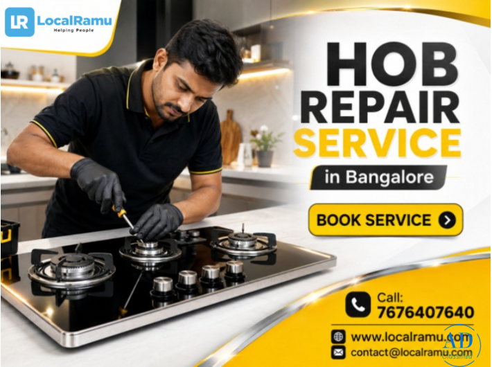 Expert hob repair service in Bengaluru with LocalRamu