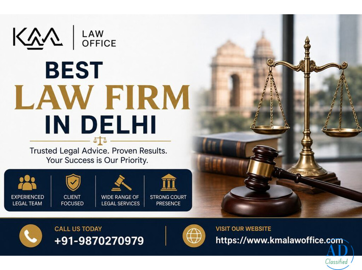 Trusted Legal Experts – Best Law Firm in Delhi | KMA Law Office