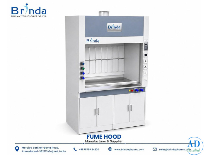 Fume Hood Manufacturer and Supplier | Brinda Pharma