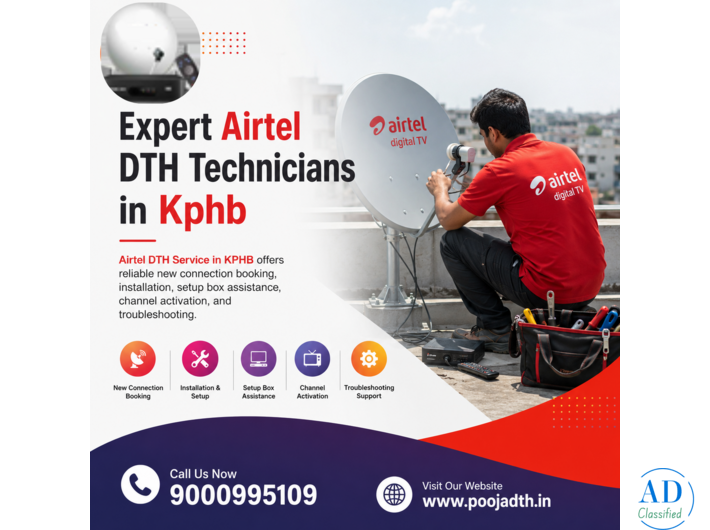 Expert Airtel DTH Technicians in Kphb