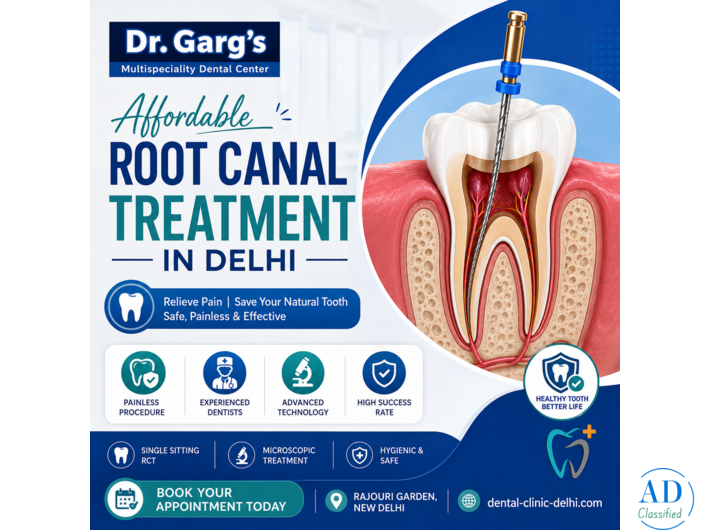 Affordable RCT Treatment Cost in Delhi | Dr. Garg’s Multispeciality Dental Center