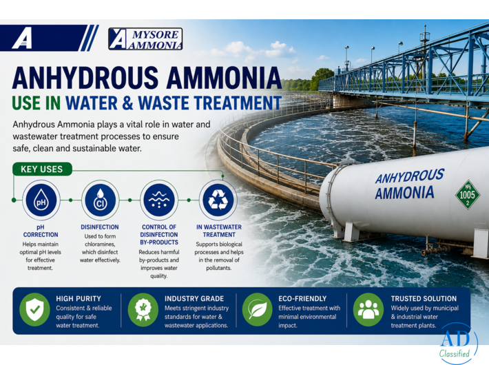 Order Anhydrous Ammonia for Reliable Water Treatment Today
