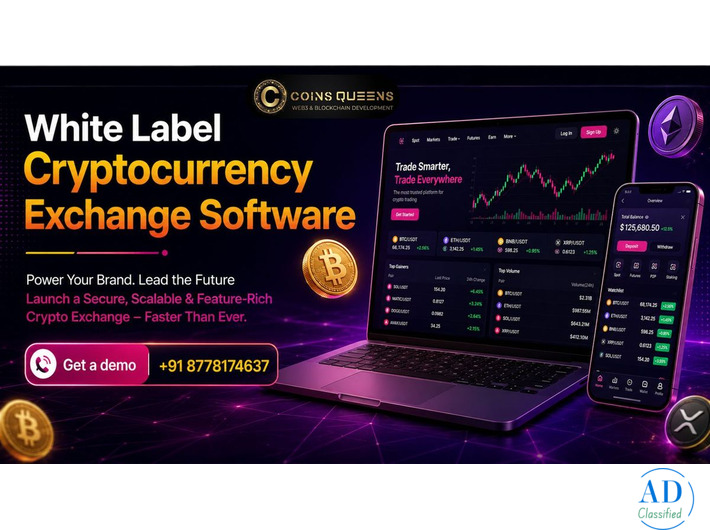 White Label Cryptocurrency Exchange Software with Multi-Currency Wallet Integration