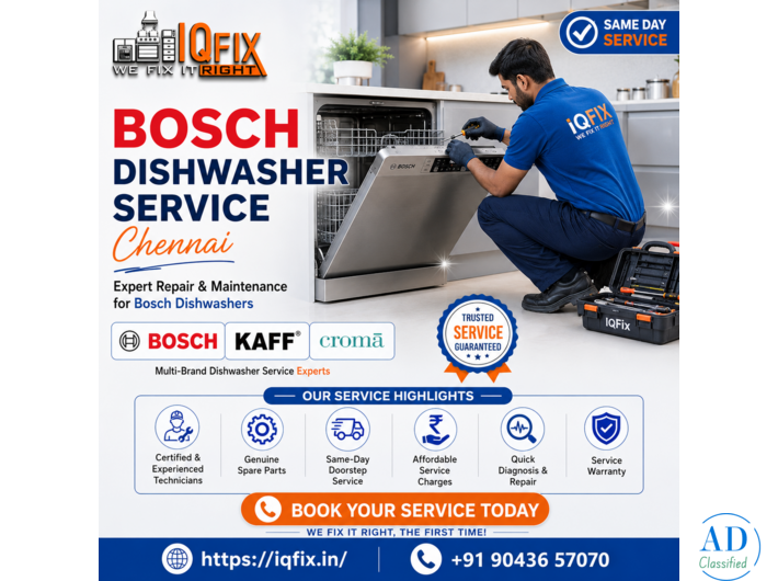 Expert Dishwasher Service in Chennai – IQFix
