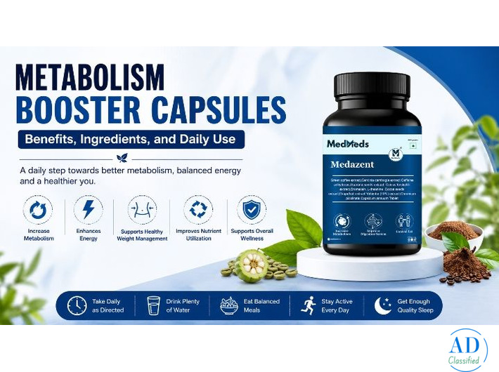 Metabolism Booster Capsules: Benefits, Ingredients, and Daily Use