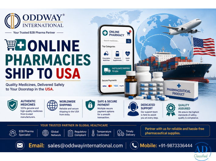 Why India Online Pharmacy International Shipping Matters - Oddway