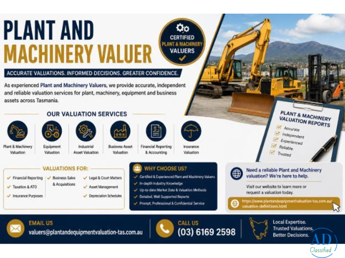 Plant and Machinery Valuer – Professional Asset Valuation Services