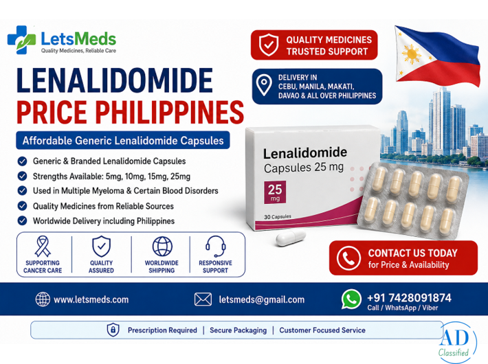 Lenalidomide 25mg Price Philippines | Availability & Pricing Information