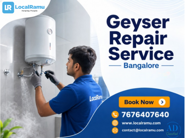 Expert Geyser Repair Service in Bengaluru with LocalRamu