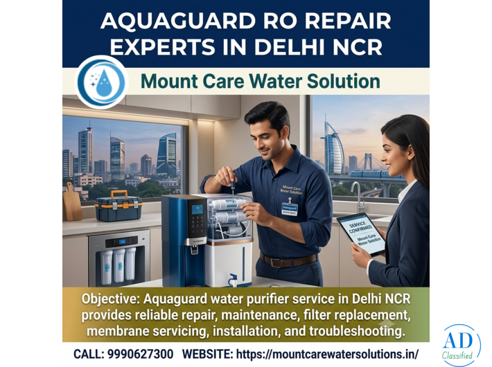 Aquaguard RO Repair Experts in Delhi NCR