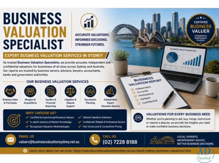 Business Valuation Specialist – Expert Business Valuation Services