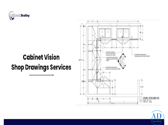 Cabinet Vision Shop Drawings & Cabinet Drafting Services