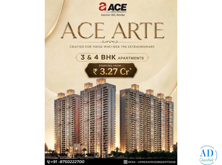 ACE Arte – Premium Residences in Sector 150, Noida