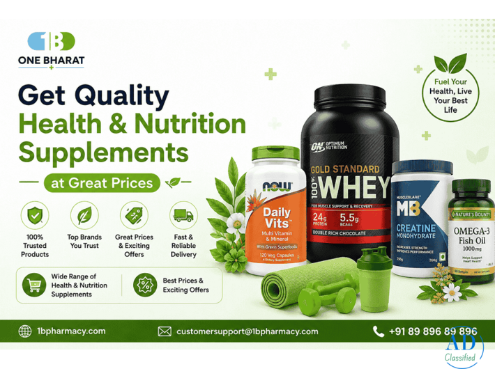 Get Quality Health & Nutrition Supplements at Great Prices