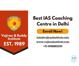 Best IAS Coaching Centre in Delhi- Vajirao and Reddy Institute