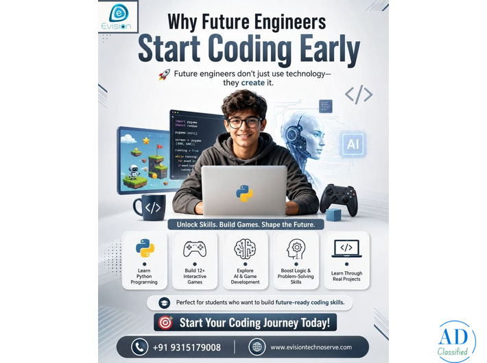 Why Future Engineers Start Coding Early - Evision Technoserve