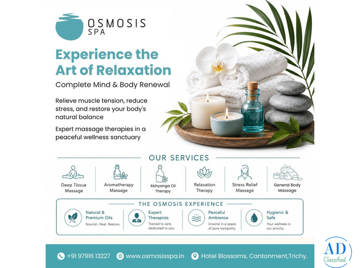 Body Massage Trichy – Expert Spa for Mind & Body Relaxation
