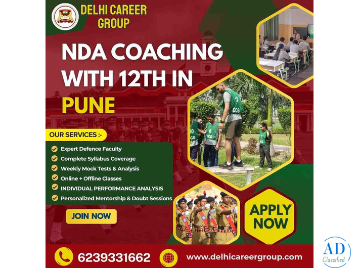 NDA Coaching with 12th in Pune