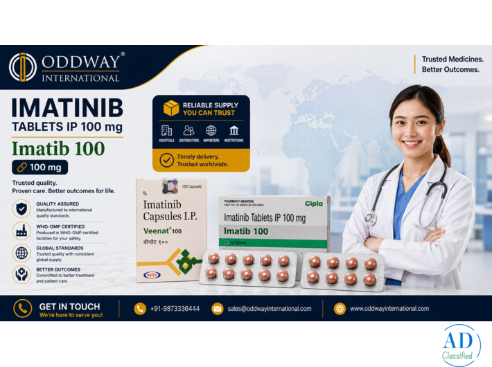 Imatinib Price Philippines for B2B Sourcing | Oddway International