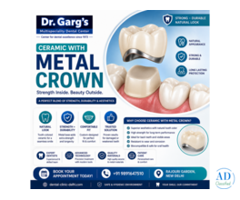 Ceramic with Metal Crown Treatment | Dr. Garg’s Dental Center