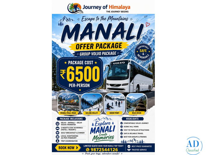 Chandigarh to Manali Tour Package – Comfortable Himalayan Road Trip by Cab