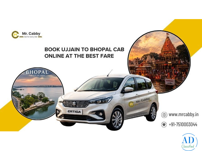 Book Ujjain to Bhopal Cab at Lowest Fare