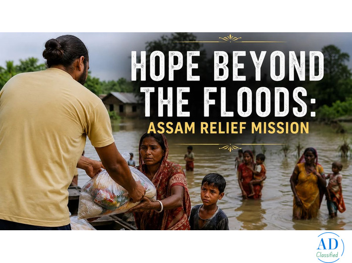 Assam Relief Mission By Krishna Dham Gaushala