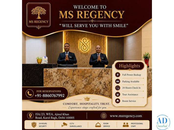 Hotel Near Ajmal Khan Road Karol Bagh