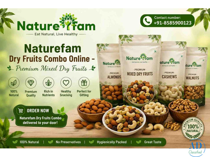 Naturefam Dry Fruits Combo Online – Premium Mixed Dry Fruits