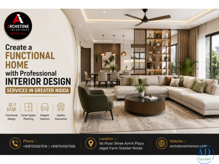 Create a Functional Home with Professional Interior Design Services in Greater Noida