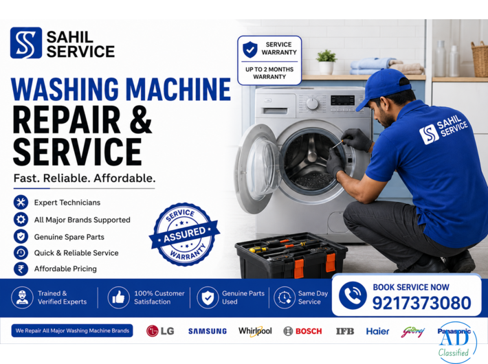 Washing Machine Repair & Service | Sahil Service