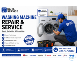 Washing Machine Repair & Service | Sahil Service
