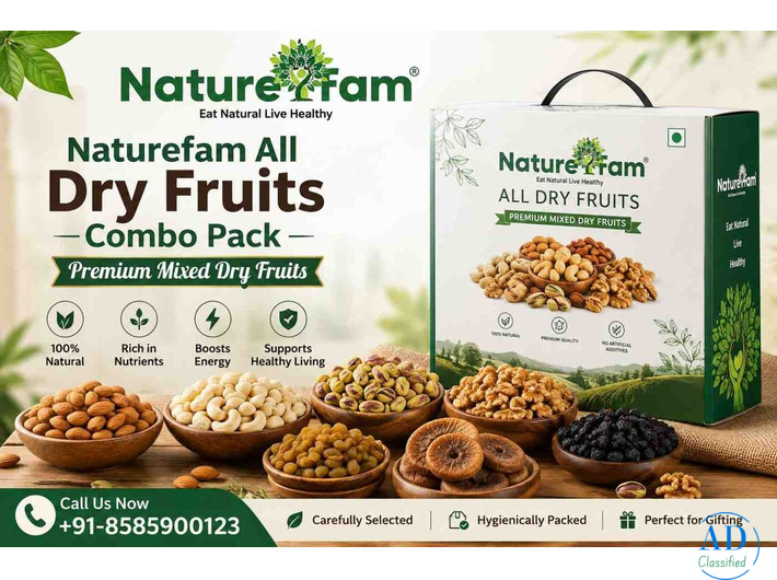 Naturefam All Dry Fruits Combo Pack – Premium Mixed Dry Fruits