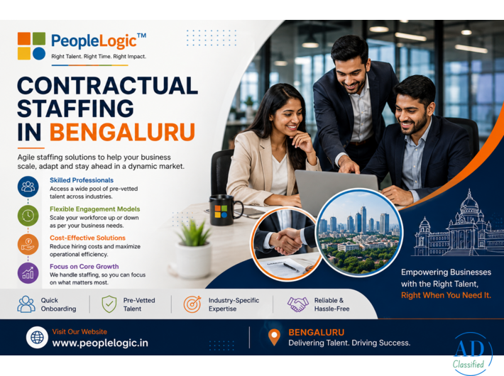 Contractual Staffing in Bengaluru | Flexible Workforce Solutions by PeopleLogic