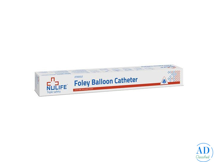 Get Nulife 2-Way Foley Balloon Catheter for Patient Comfort