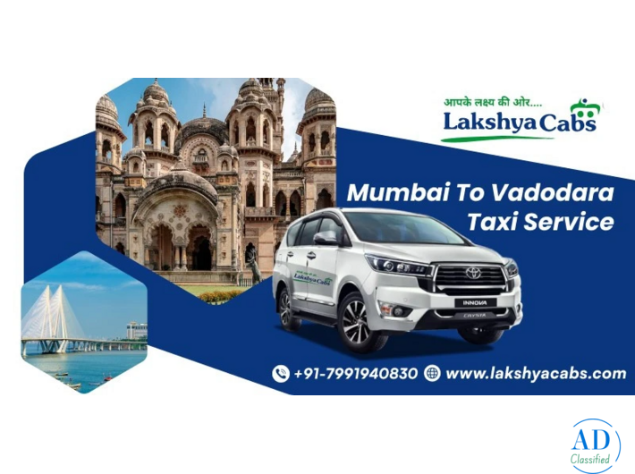 Mumbai To Vadodara Taxi Service