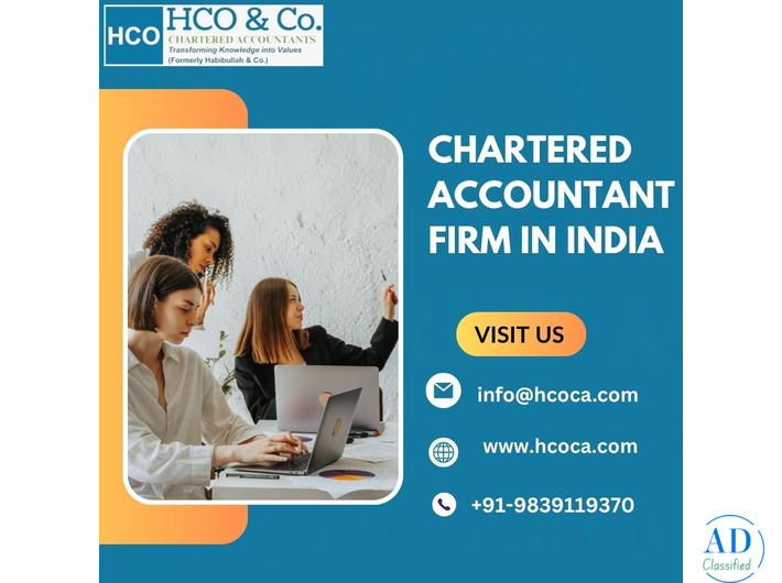 Chartered Accountant Firm in India for Complete Financial Support