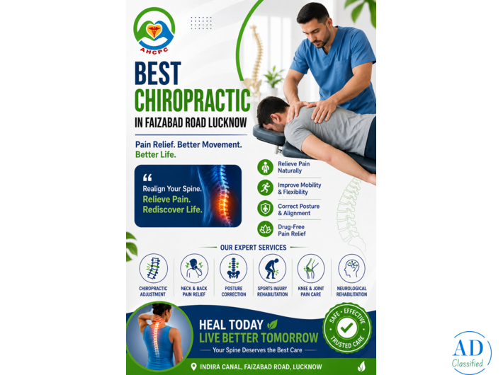 Choose the Best Chiropractic in Faizabad Road Lucknow for Better Mobility