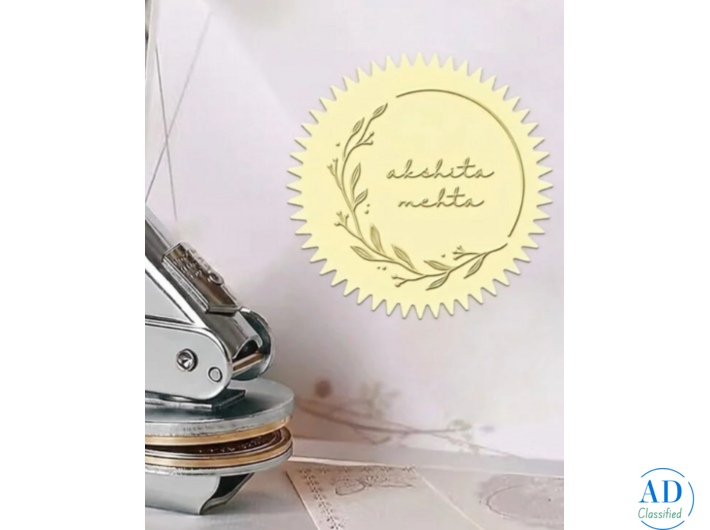 Buy Personalized Floral Paper Embosser for Books | Ink N Bow