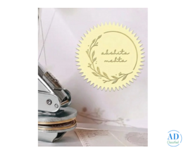 Buy Personalized Floral Paper Embosser for Books | Ink N Bow