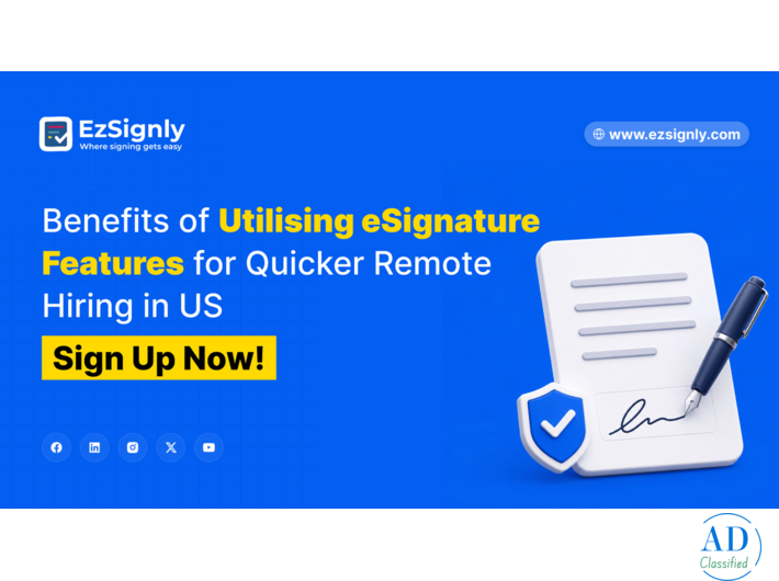 Benefits of  eSignature Features Remote Hiring