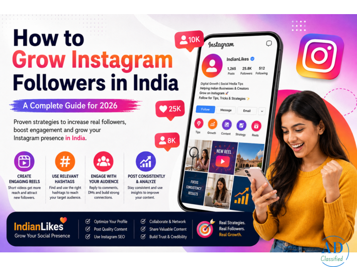 How to Grow Instagram Followers in India - IndianLikes
