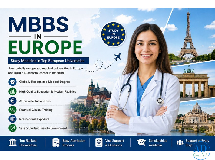 MBBS in Europe for Indian Students | Fees, Admission & Study Opportunities