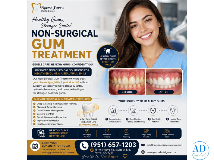 Non-Surgical Gum Treatment in Menifee | Nuevo Perris Dental