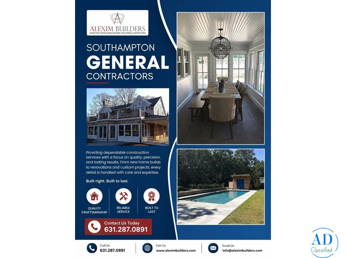 Best Builder Contractor in Southampton | Alexim Builders
