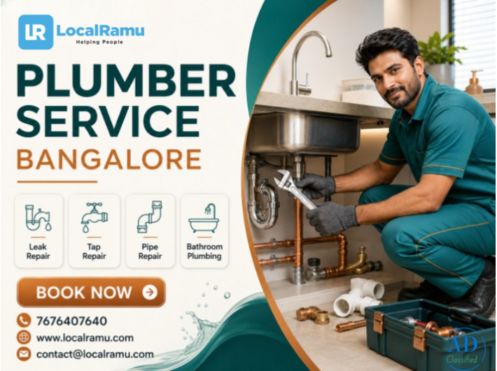 Get Fix Your Plumbing Issues with LocalRamu in Bangalore